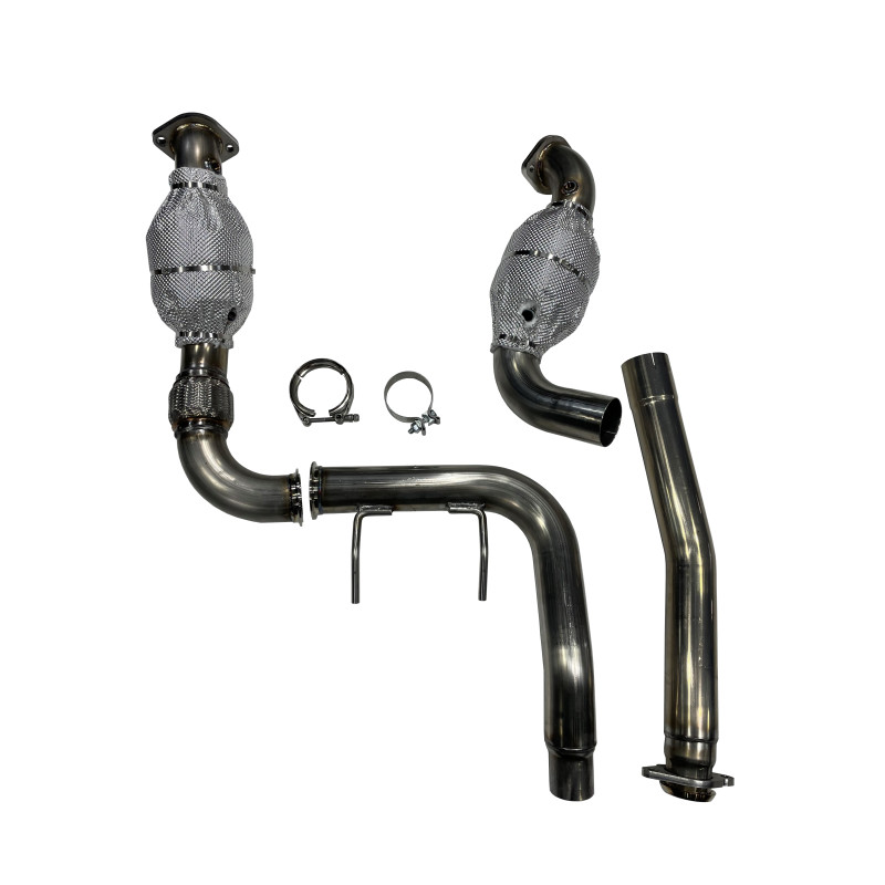 2024 2025 SPD 3.0L Ford Ranger Raptor 304SS Alpha Catted Downpipes