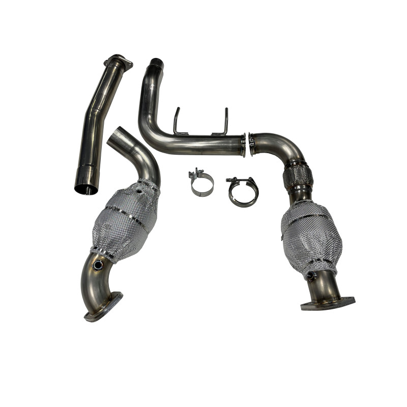 2024 2025 SPD 3.0L Ford Ranger Raptor 304SS Alpha Catted Downpipes